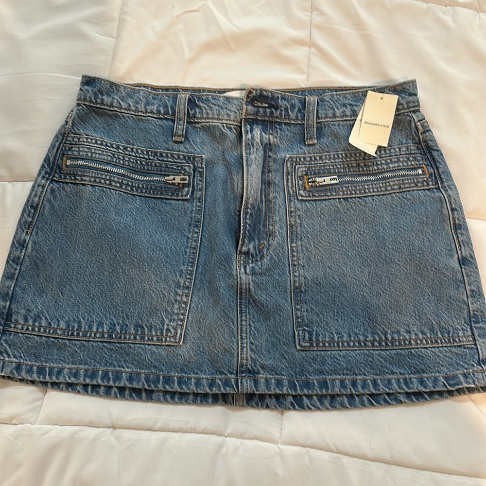 Denim skirt-Abercrombie